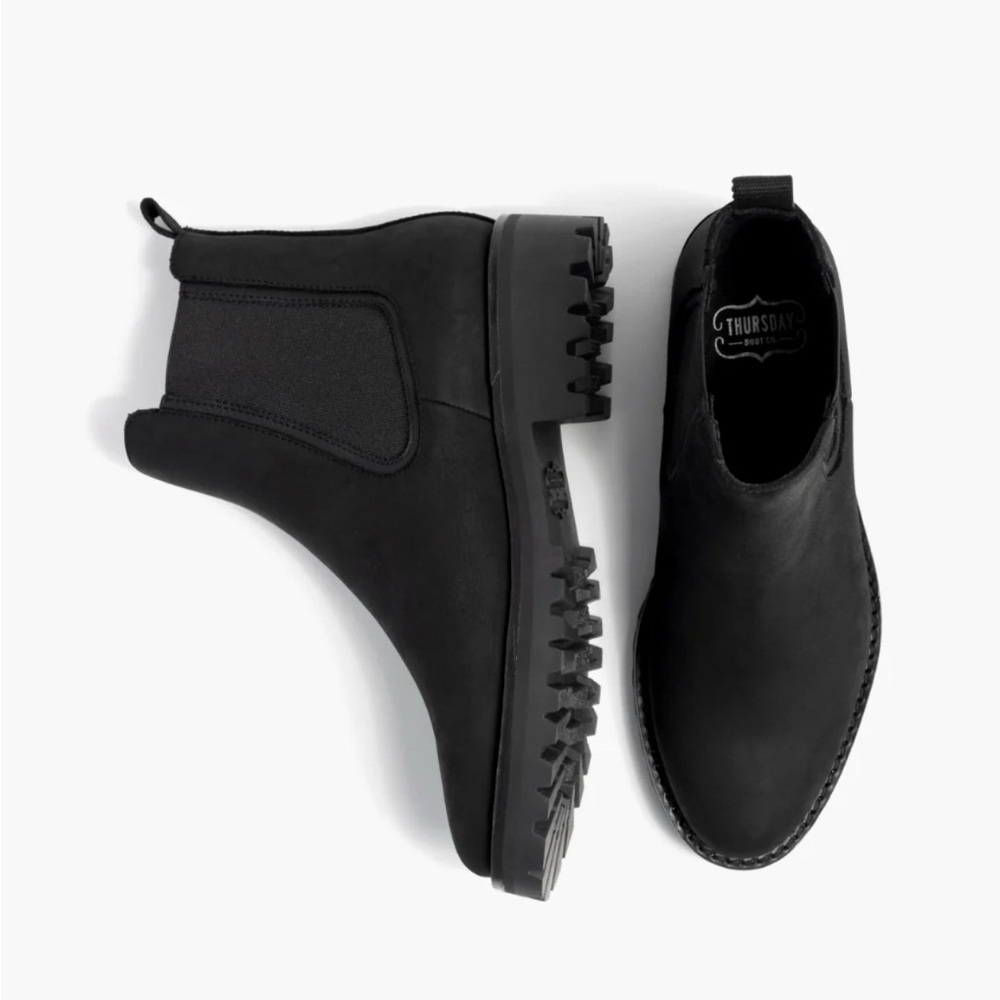 Thursday Legend Boot in Matte Black Leather - Picture 8 of 13